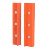2Pcs Jaws Protection Cover ABS Multiple V Shape Grooves Magnetic
