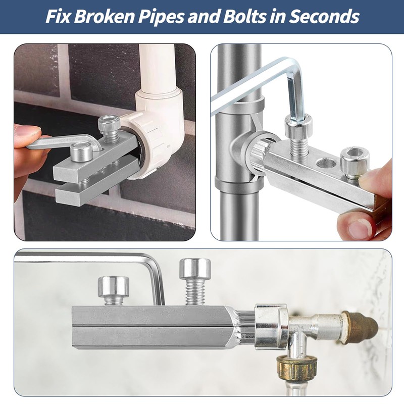 Stripped Screw Extractor, Broken Pipe Extractor Tool, Damaged Water Pipe