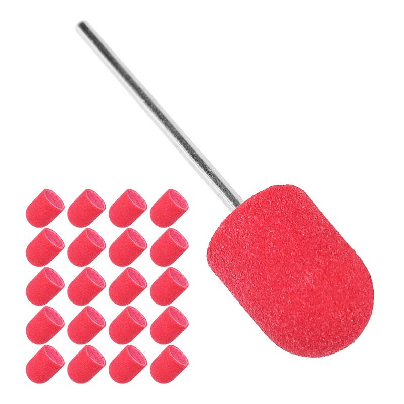Nail Sanding Band Drill Bit Nail Art Polishing Sanding Cap