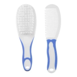 Cepillo Para Bebe Peinar Cabello Cerdas Suaves Masaje 2 En 1