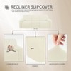 Easy-Going 8 Pieces Microfiber Stretch Sectional Recliner Sofa Slipcover Soft