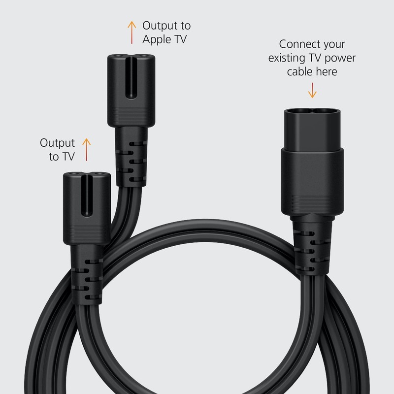 Mission Y Splitter Power Cable for Apple TV - Power