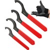Esshogo Set of 4 Hook Key Tool, C Hook Wrench,