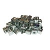 RackGold® Zinc 12-24 Slide-on Cage Nuts 50 Pack - USA