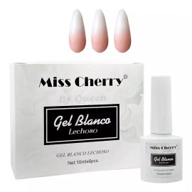 JR Miss Cherry Gel Semipermanente Lechoso | Milk 1 Pz