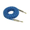 Audio2000'S ADC204H 10ft Guitar Cable, Light Blue