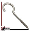 SC-Normteile SC9080 Screw Hooks with Wooden Thread – 6 x