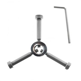 fxnx Adjustable Outdoor Faucet Handle,Hose Bib Handle, Outdoor Garden Faucet, Hose Bib, Round Wheel for 3/8" Or Smaller Exposed Stem Outdoor Faucet Handle Replacement