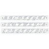 FMM Upper Case Script Alphabet & Number Tappit Cutters Set