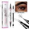 2 in 1 Eyebrow Pencil, Eyebrow Pencil with Two Ends