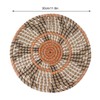 Grass Woven Placemats Nordic Style Innovative Round Placemats for Dining