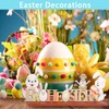 KEELYY Easter Lettering Stand, Easter Decoration Wood, Merry Easter Lettering,