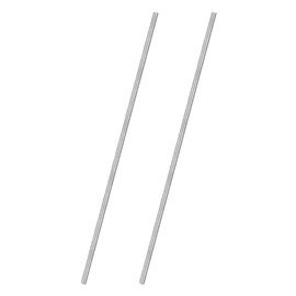 M METERXITY 2-Pack Fully Threaded Rod, M6x300mm 304 Stainless Steel Right Hand Thread Bar Studs for Furniture Anchor Bolts/Clamps/U-Bolts, Metric Threaded Screw