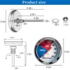 Termómetro de acero inoxidable para barbacoa – Medidor de temperatura