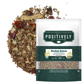 Organic Positively Tea Company, Herbal Detox, Herbal Tea, Loose Leaf, 16 Ounce