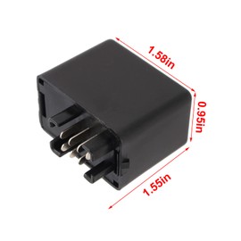Carbbia Electronic LED Flasher Relay 7 Pin 12V for Suzuki DRZ400S GSXR GSX SV Signal Light Blinker