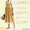 SALUDABLE Nordic Style Apron, Stylish and Cute Dress, H-Shaped, Simple,