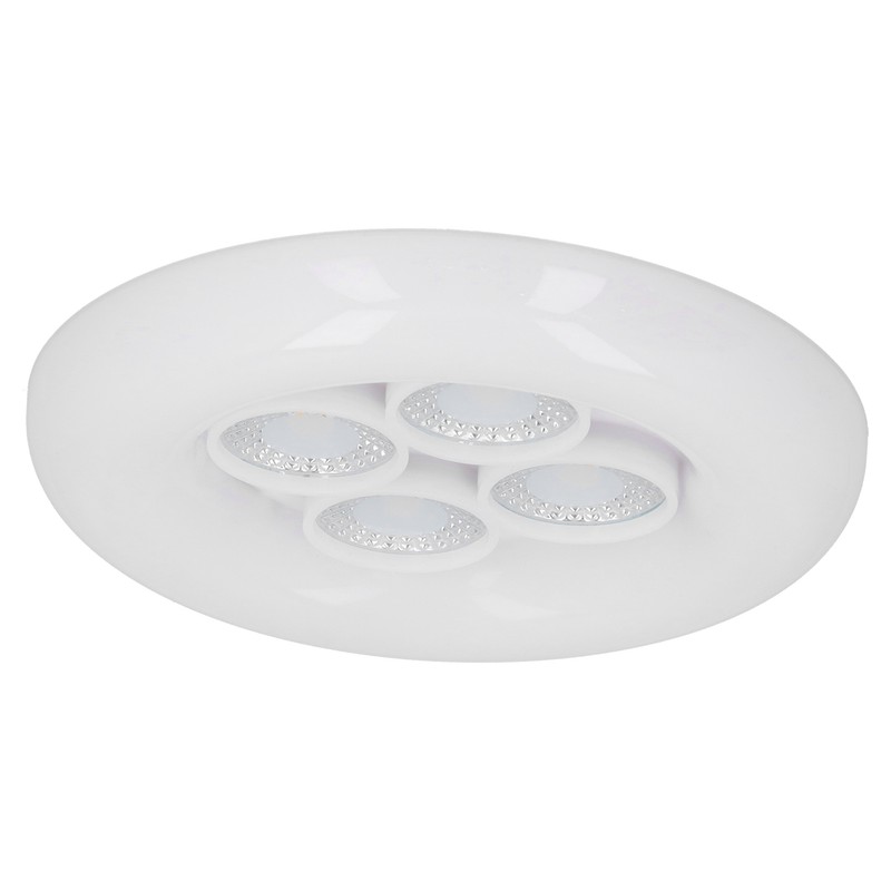 LED 4‑Hole LED Spot Light 3‑Gear Adjustable Spotlight for Garage