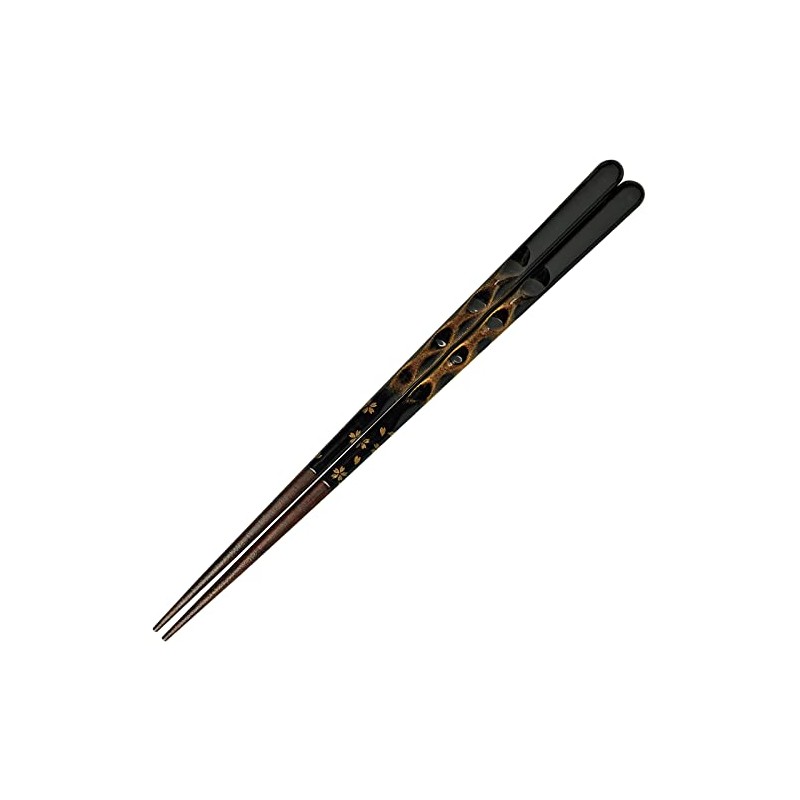 Wakasa Lacquer 264581 Chopsticks Natural Wood, Dishwasher Safe, 9.3 inches