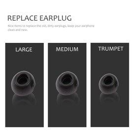 Gatuida Sets Noise Reduction Earphone Caps Soft Eartips for Headphones Secure Fit Enhanced Bass Pairs