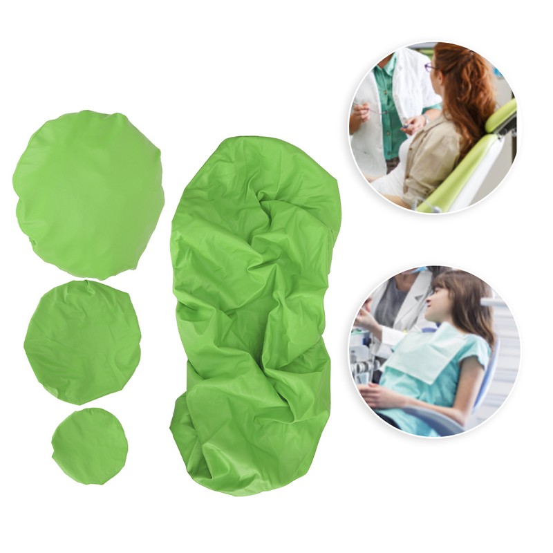 4pcs PU Waterproof Dental Chair Protective Cover No Wash Dental