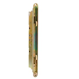 12.5" Dual Point Double Hook Sliding Glass Door Mortise Lock with 3/8" Recessed Plate and 12 Inch Hole Spacing for Offset and Center Latch Position Alloy Steel - Repair Door Hardware