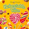 Candy Blocks 1 Pound Nostalgic 90s Candy Mix in a