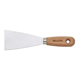 Trowel made of rust-proof steel, wooden handle, 80 mm