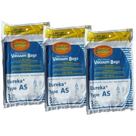 Electric Vac LLC EnviroCare 9 Eureka Upright Airspeed Vacuum Cleaner Allergy Bags