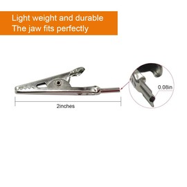 4PCS Multimeter Crocodile Clips, Banana Insulated Safety Test Clip, Crocodile Clips for Multimeter and Clamp Meters Test