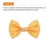 MECCANIXITY 30pcs Orange Bow Ties 1.5"x1" Mini Bowknot for Crafting