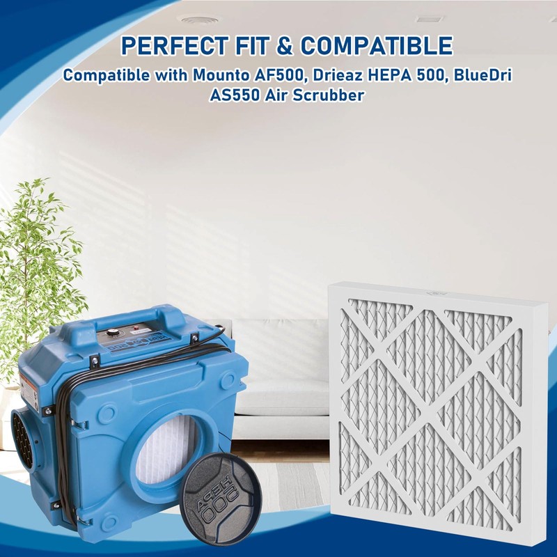 HEPA 550 Air Pre-Filter Replacement Set MERV-13 Compatible with Mounto
