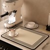 Coffee bar Mat & Dying Mats for Countertop, Quick Dry