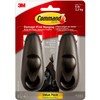 Command Large Forever Classic Hook [Removable]: 2-Pack (Bronze) [4-Sets]