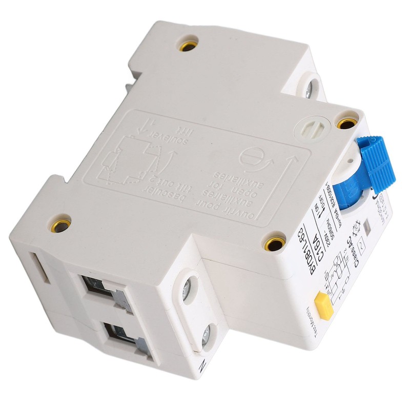 Circuit Breaker 1P+N AC 16A Residual Current Earth Leakage Protection