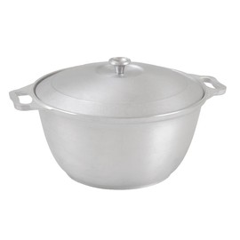 Cast Aluminum Pot, Cast Aluminum Cooking Pot, Oven Safe StockPot,Dutch Oven Pot with Lid, Camping Cookware Kitchen Pot (2.1-qt. (2 L))