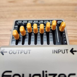 Handmade Orange Slider Caps / Knobs for Boss GE-7 / GEB-7 (Set of 8 + 6 Bonus)