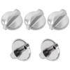 Homesweet WB03T10325 Cooktop Burner Knobs - Compatible with GE JGP329SET1SS,