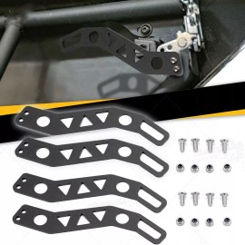 WSAYS 4pcs Steel Door Latches Handles Fit Can-Am Maverick X3 X DS RS Turbo R Max 4Door