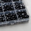 WangLaap 1450Pcs Acrylic 4x7mm Round Letter Beads Kits Alphabet A-Z