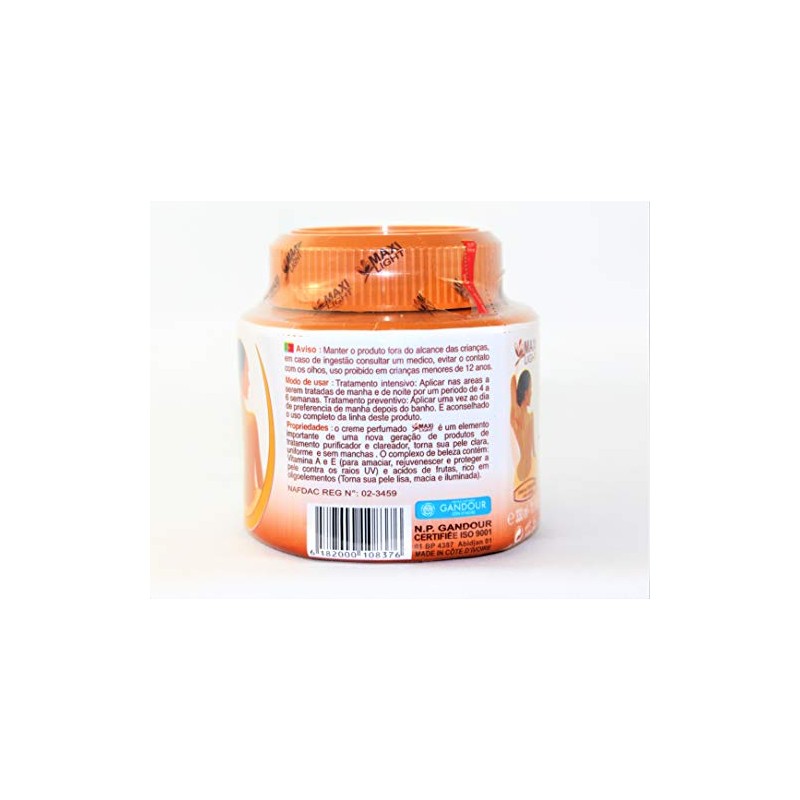 MAXI LIGHT Crema Humectante para la piel Iluminación Adulto