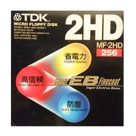3.5 2HD High-Density TDK MF2HD – 256