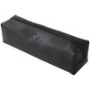 GERMANUS Leather Pencil Case - Made in EU (Black), black,