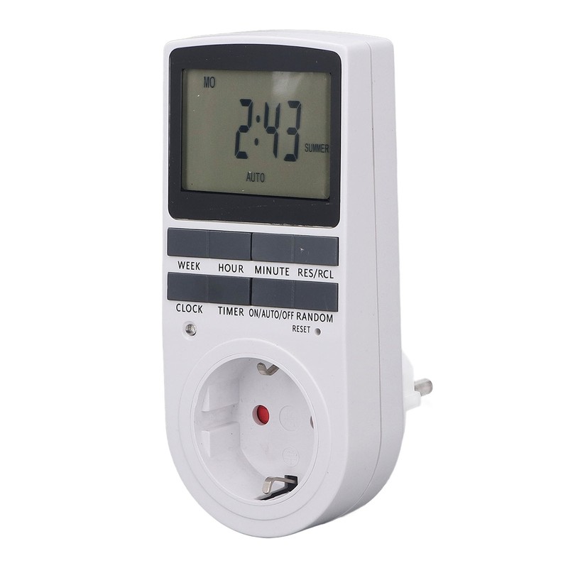 Timer Outlet Digital Intelligent Energy Saving Flame Retardant High Power