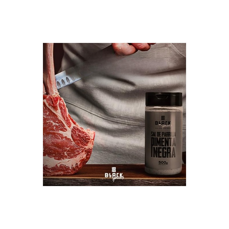 Black Spices Black Pepper Parrilla Salt - Perfect Blend for