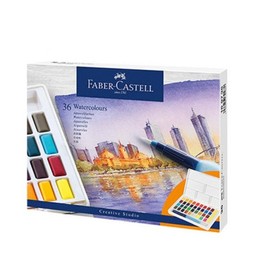 Faber-Castell 36-Color Solid Watercolor Set / 파버카스텔 고체수채물감세트 36색