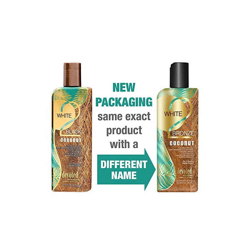Devoted Creations White 2 Bronze Coconut - Color Enhancing Dark