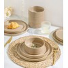 TheTerra Ceramic Dinnerware Sets for 6, 18 Pieces Handmade Reactive