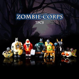 Maikerry 20 Piece PVZ Figure Toys Set, Mini PVC Giant Zombies Toys, Great Gifts for Kids and Fans,Birthday and Party