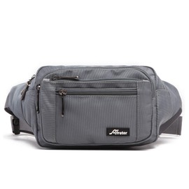 Fanny Pack for Men&Women with Water-Resistant Adjustable Strap Waist Pack Bags for Sports Workout Running Traveling Hiking Cycling Casual Carrying of All Phones (Gray)